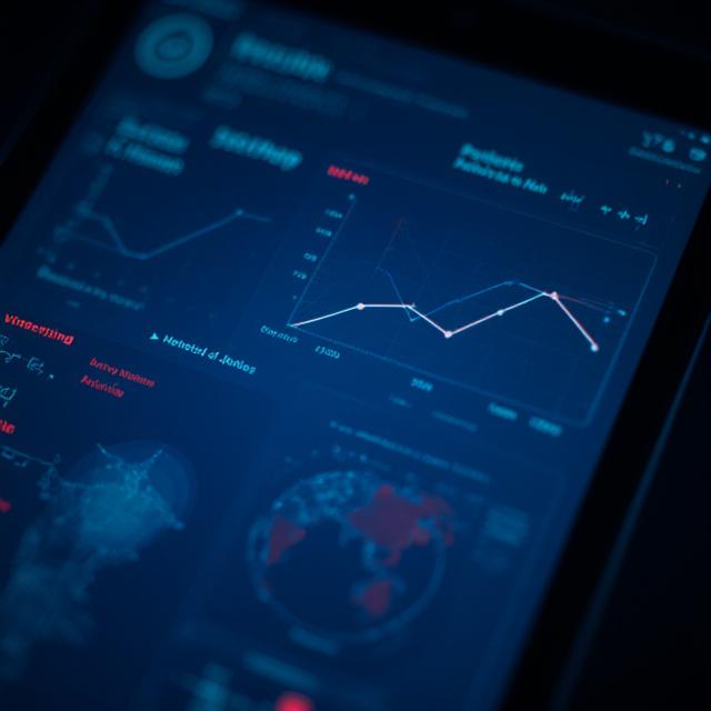 Data analysis dashboard showing surgical patient risk factors